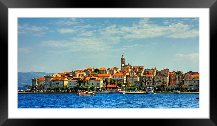 Walled City Framed Mounted Print by Tom Gomez