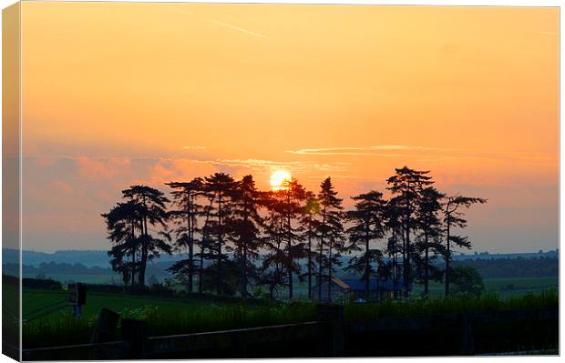 The Original Sunrise Canvas Print by Andrew Middleton