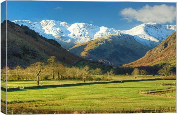 Great Langdale Valley Canvas Print by Jamie Green