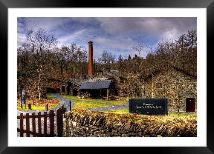 Bobbin Mill Framed Mounted Print by Tom Gomez