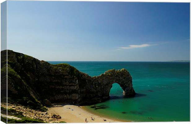Durdle Door Canvas Print by Andrew Middleton