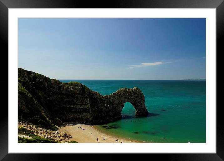 Durdle Door Framed Mounted Print by Andrew Middleton