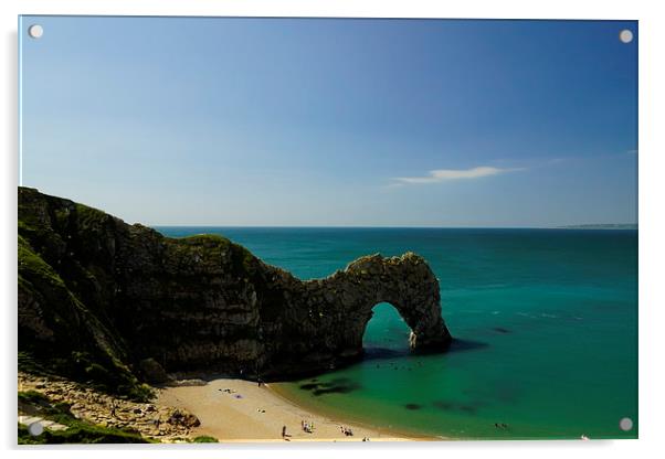 Durdle Door Acrylic by Andrew Middleton