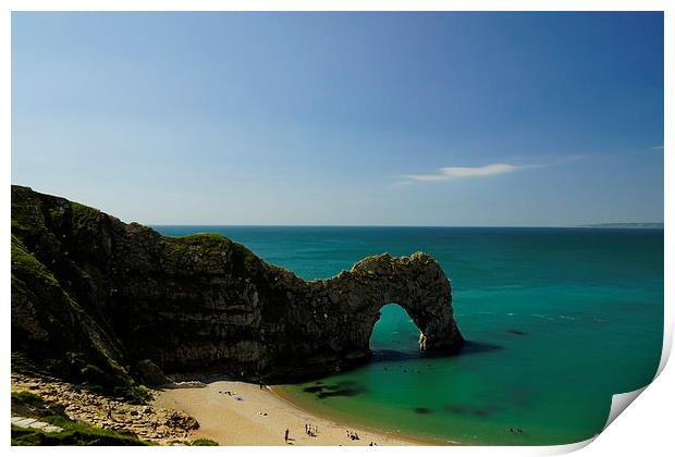 Durdle Door Print by Andrew Middleton