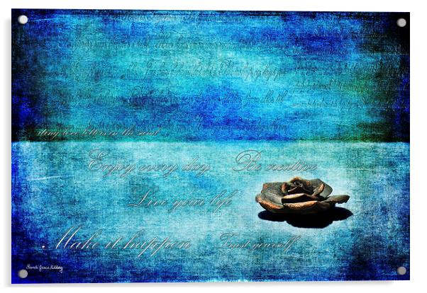 Blue View Acrylic by Randi Grace Nilsberg