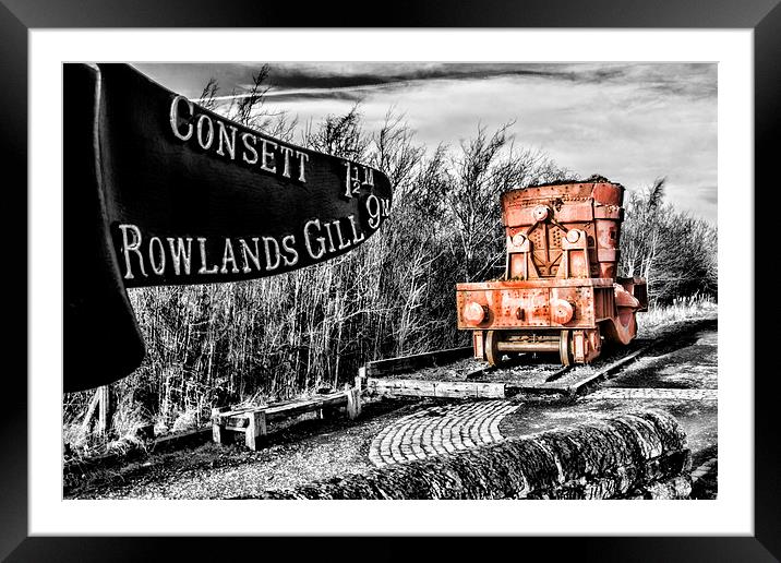 Consett Framed Mounted Print by Northeast Images