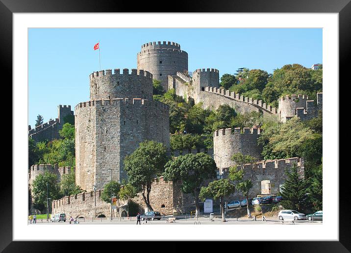 Rumelian Castle, Istanbul, Turkey Framed Mounted Print by Geoffrey Higges
