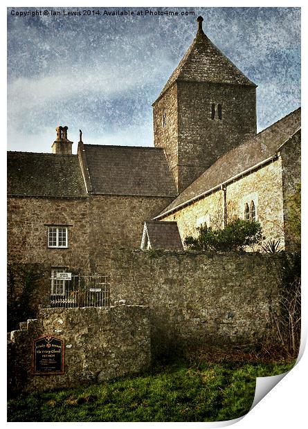 Priory Church Penmon Anglesey Print by Ian Lewis