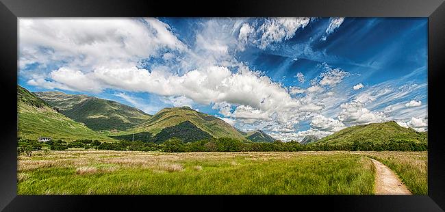 Argyll and Bute Panorama Framed Print by Antony McAulay