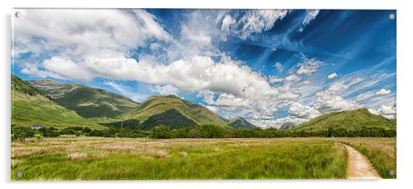 Argyll and Bute Panorama Acrylic by Antony McAulay