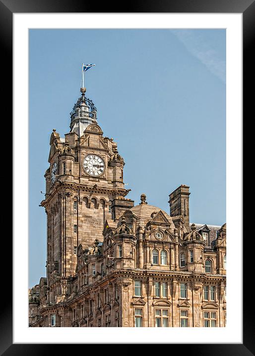 Edinburgh Grand Hotel Framed Mounted Print by Antony McAulay