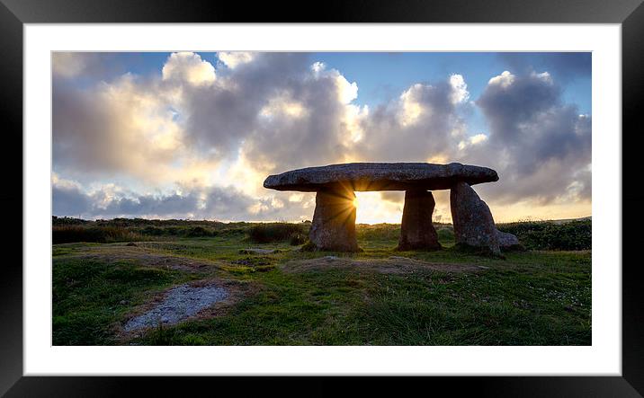 Lanyon Quoit Framed Mounted Print by Helen Hotson