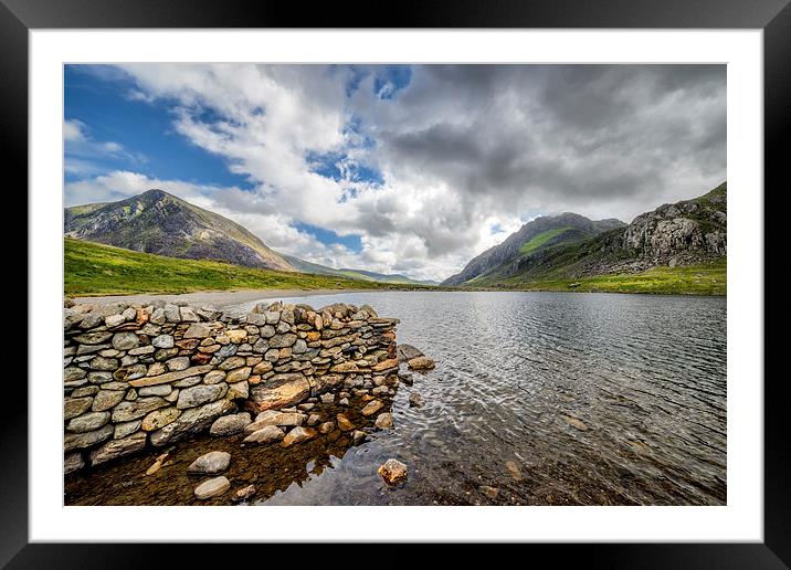 Idwal Lake Framed Mounted Print by Adrian Evans