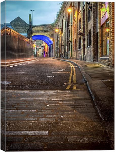 A london Street HDR Canvas Print by Olavs Silis