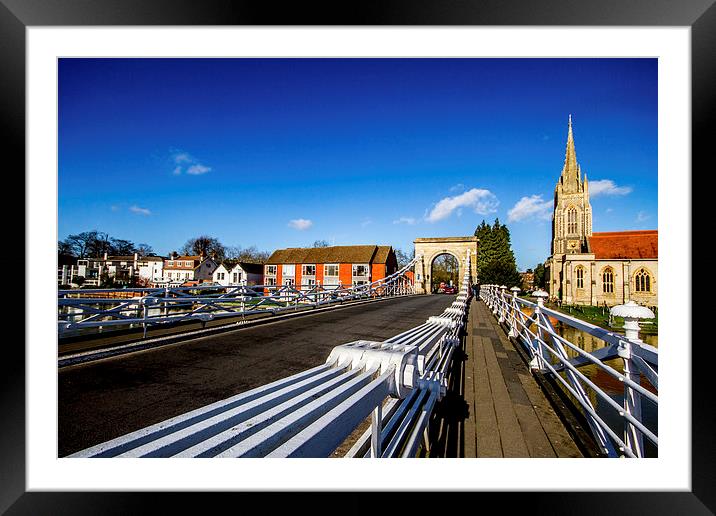 Marlow and All Saints Church Framed Mounted Print by Oxon Images