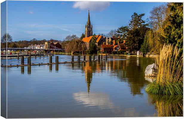 All Saints Church Marlow Canvas Print by Oxon Images