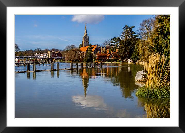 All Saints Church Marlow Framed Mounted Print by Oxon Images