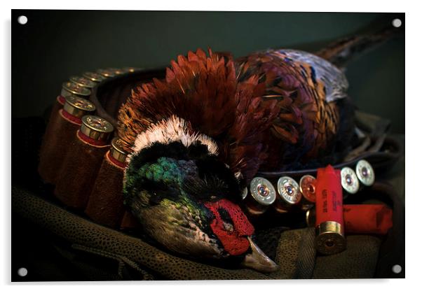 Pheasant Shoot Acrylic by Paul Holman Photography