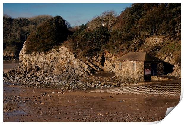 Caswell Bay, Gower, Swansea Print by Paul Nicholas