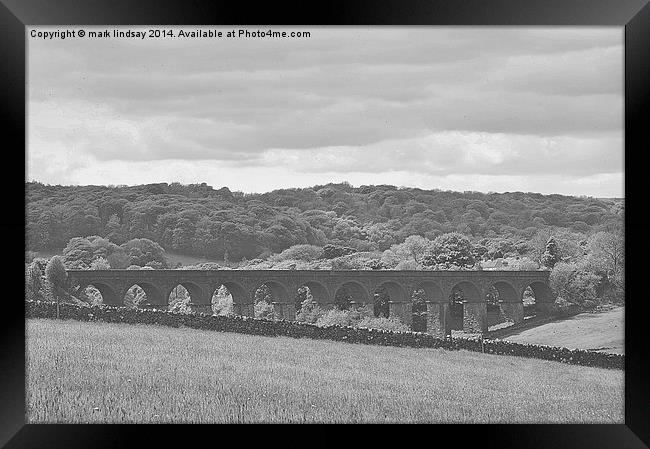 Buxton Viaduct Derbyshire Framed Print by mark lindsay
