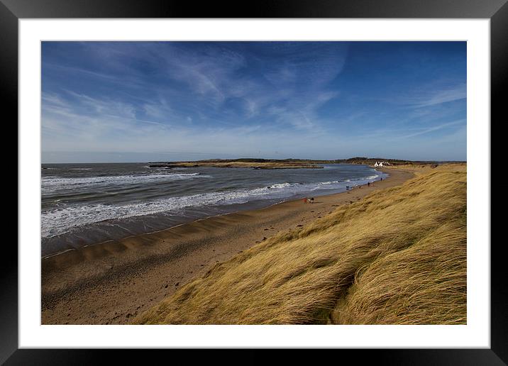 Anglesey Beach North Wales Framed Mounted Print by P H