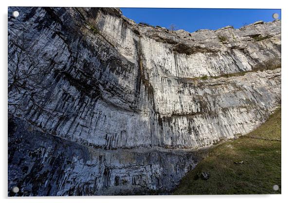 Malham Cove Acrylic by Andy McGarry