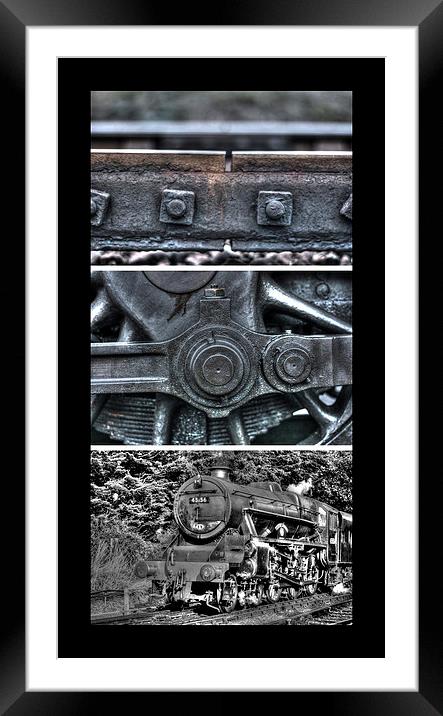 Train and Track Framed Mounted Print by Castleton Photographic