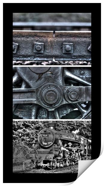 Train and Track Print by Castleton Photographic