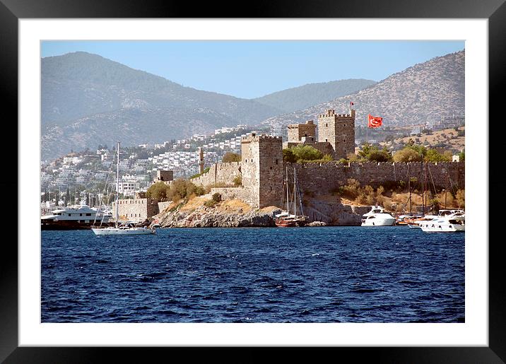 Bodrum Castle, Turkey Framed Mounted Print by Geoffrey Higges
