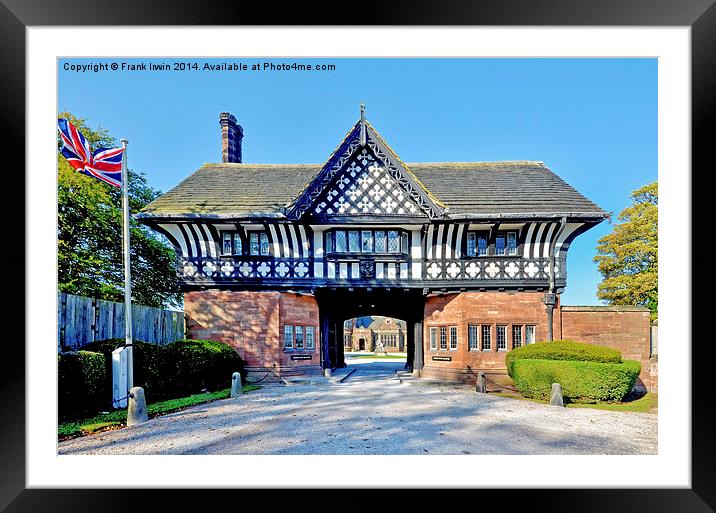 Thornton Manor’s Gatehouse Framed Mounted Print by Frank Irwin
