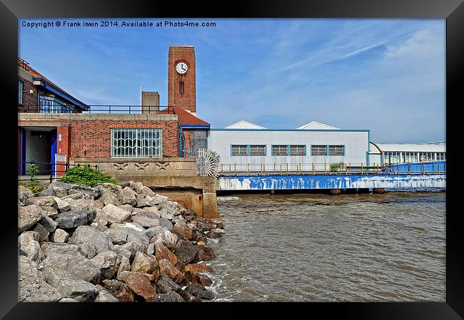 Seacombe Ferry terminal, Wirral, UK Framed Print by Frank Irwin