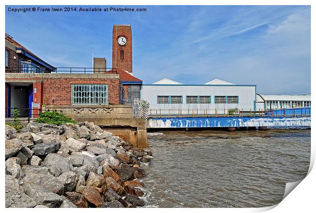 Seacombe Ferry terminal, Wirral, UK Print by Frank Irwin