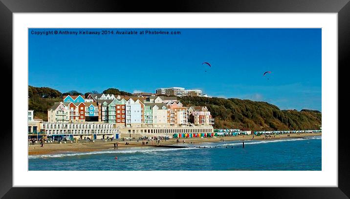 BOSCOMBE COLOUR Framed Mounted Print by Anthony Kellaway