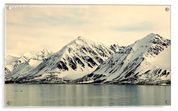 Arctic Peaks - Arctic Peace Acrylic by Bill Lighterness