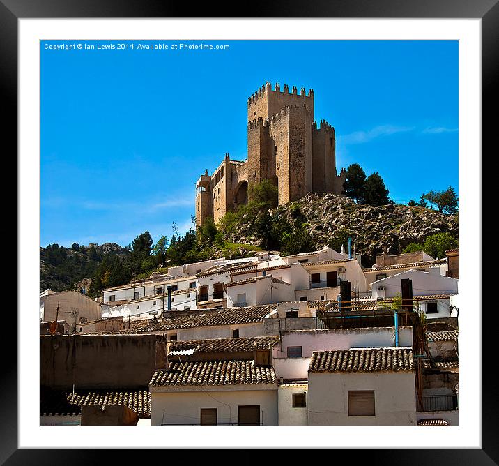 Alcazaba at Velez Blanco Framed Mounted Print by Ian Lewis
