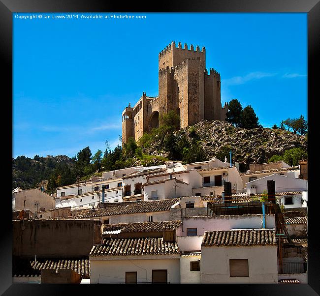 Alcazaba at Velez Blanco Framed Print by Ian Lewis