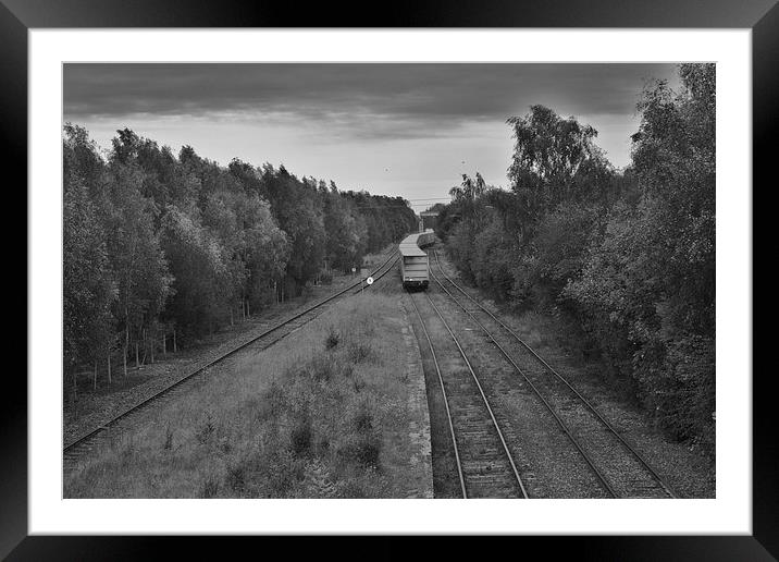 Calvert Railway Framed Mounted Print by lauren whiting