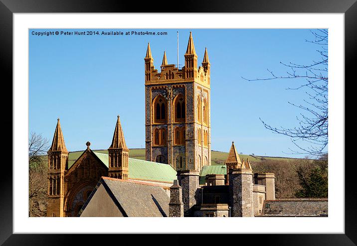 Buckfast Abbey Devon Framed Mounted Print by Peter F Hunt