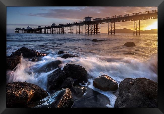 Llandudno Sunrise Framed Print by Jed Pearson