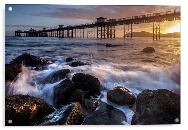 Llandudno Sunrise Acrylic by Jed Pearson