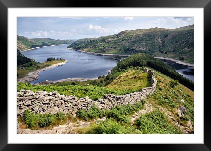 Looking Down on Haweswater Framed Mounted Print by Gary Kenyon