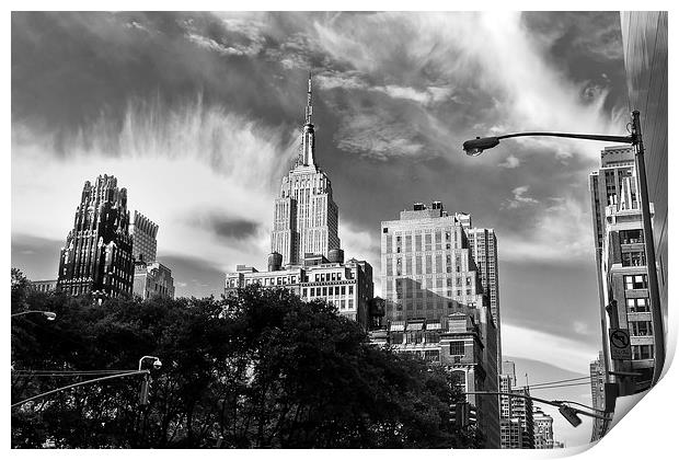 New York  - Empire State Building Print by Pete Lawless