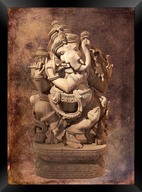 Ganesh Framed Print by Ram Vasudev