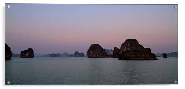 Halong Bay, Vietnam Acrylic by Kylie Ellway