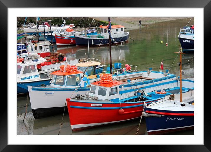 Welsh boats Framed Mounted Print by Paul Erlam