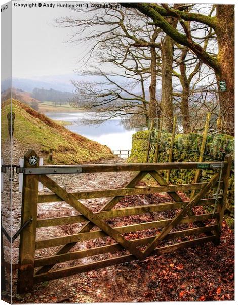 Gateway to Grasmere Canvas Print by Andy Huntley