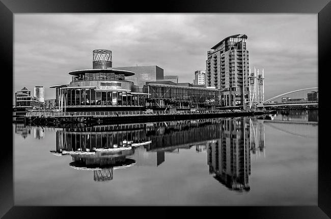 Salford Quays Framed Print by Pete Lawless