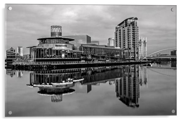 Salford Quays Acrylic by Pete Lawless