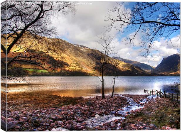 Lake Buttermere Canvas Print by Andy Huntley