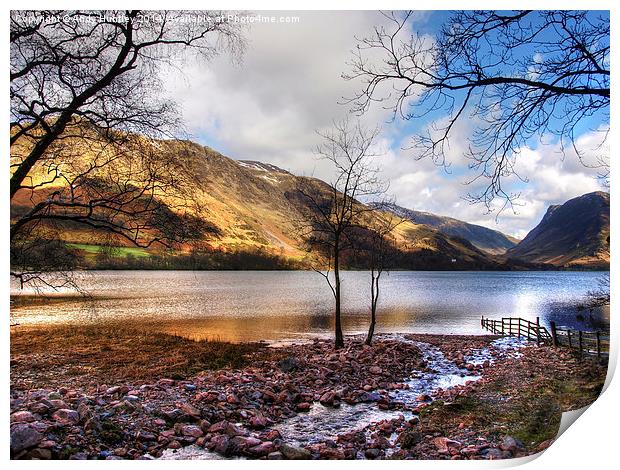 Lake Buttermere Print by Andy Huntley